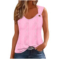 cross-border fashion sexy minimalist women's v-neck sleeveless solid color sweet tank top