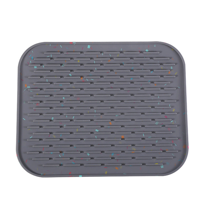 2021new arrival silicone pet mat silicone slow feeding mat cat and dog mat kitchen drain mat