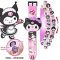 Tiktok viral hello kitty projector watch - kids' cartoon electronic watch - kuromi toy watch for boys and girls