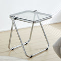 Transparent foldable small coffee table casualfor homecasual sofa corner table balcony small table scandinavianaccessible luxury bedroom side table
