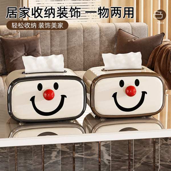 Tissue Box Living Room Coffee Table Dining Room Creative Light Luxury Multifunctional Home Bedroom Desktop Storage Artifact Napkin Paper Box