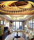 Ra98 full spectrum eye protection lamp with 24v high brightness low voltage led self-adhesive for home living room double eyelid ceiling linear lamp