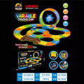 New arrival cross-border assembleable kids toys cool luminous track toy car lighting toys patchwork track piece