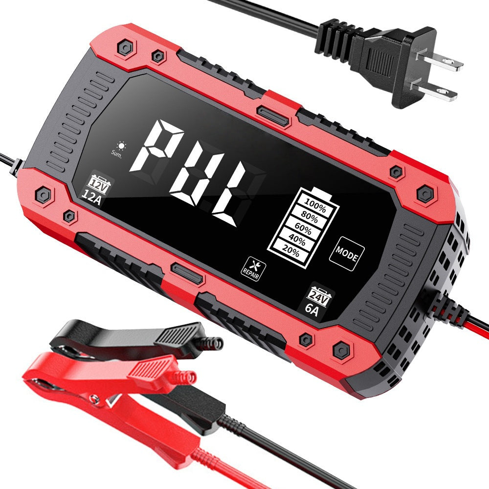 new 12v12a24v6a car and motorcycle battery charger lifepo4 14.6v 29.2v