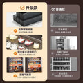 Thickened carbon steel shoe cabinet home floor-standing flip shoe rack multi-layer for home door entrance entrance large-capacity storage