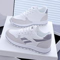 korean version of argan shoes for women, trendy 2025 spring and autumn new student running sports shoes, street style white shoes, dad shoes