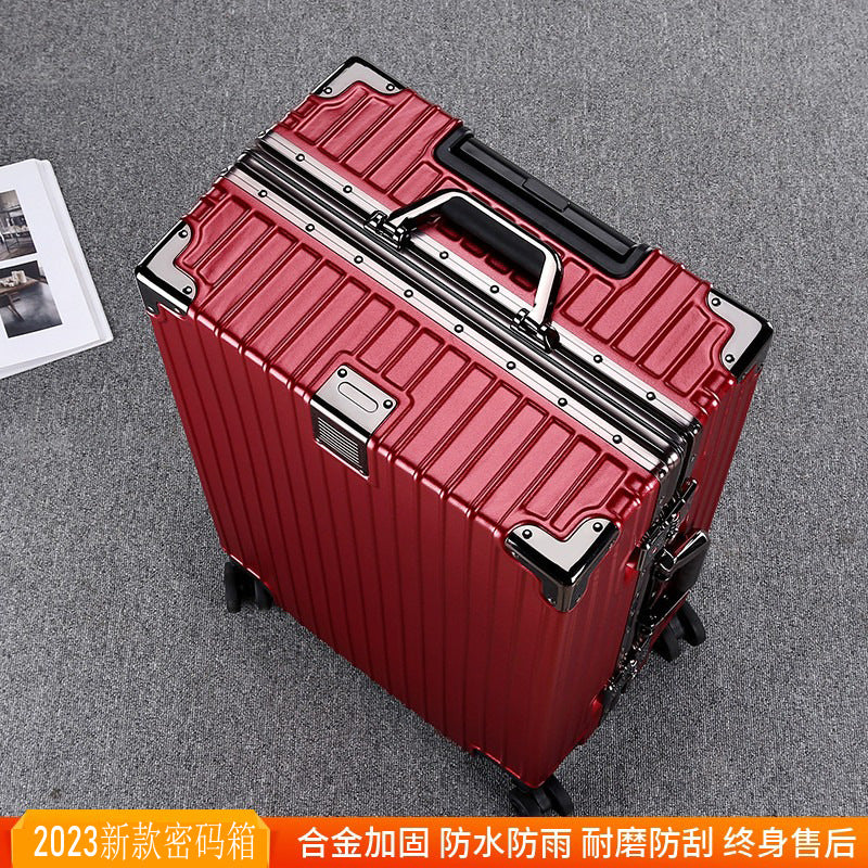 Luggage 2024 new thickened silent wheel password box can sit large capacity women's strong and durable suitcase is oversized