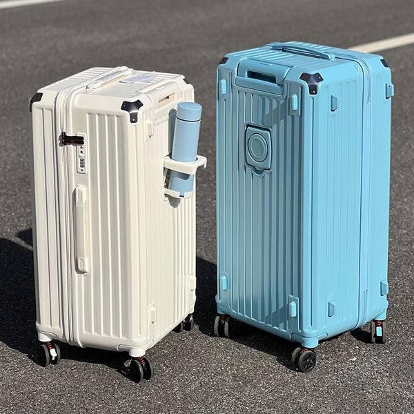 Thickened large-capacity suitcase 20-inch boarding case 24-inch anti-drop trolley case password box travel bag wholesale