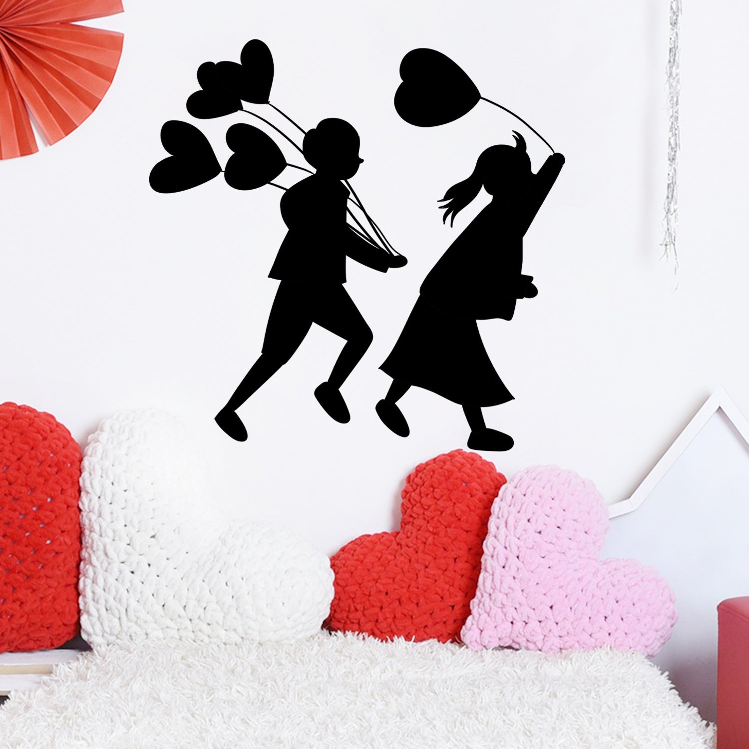 Balloon pattern, decorative bedroom, living room, study removable PVC wall stickers, stickers,  popular sources