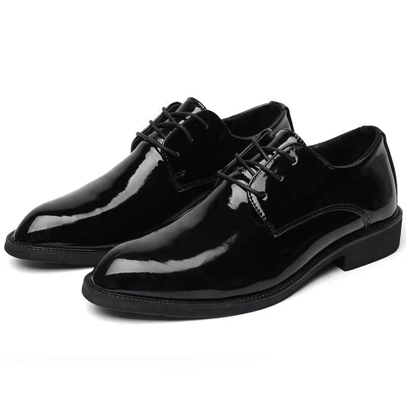 Men's leather shoes - soft leather, soft sole - business casual, work, security, dad shoes - wholesale & dropshipping available