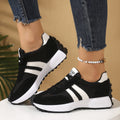 plus size women's shoes new arrival breathable leather sneakers women's korean version thick solecasual soft bottom running dad shoes