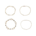 Wholesale heart-shaped pearl bracelets: hot-selling european and american cross-border jewelry, trendy, stylish, minimalist, irregular bead stackable bracelets