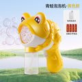 Frog bubble machine (golden yellow)