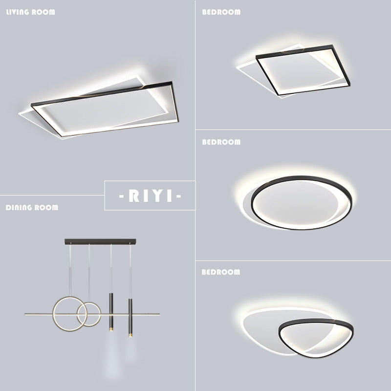 Living Room Light Main Light Minimalist Modern Simple Ceiling Light Atmospheric Zhongshan Lighting Whole House Package Combination 2025 New