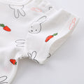 Baby short-sleeve set, 100% cotton, summer infant and toddler loungewear, short-sleeved, 0-3 years old, summer outfit, thin home clothes