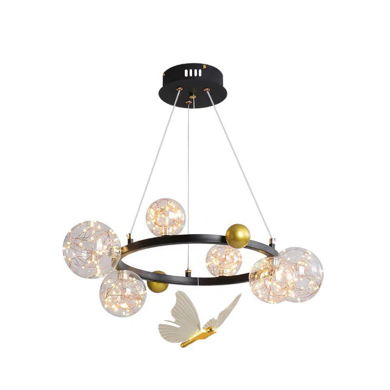 Gypsy Star Living Room Dining Room Light Butterfly Modern Simple Creative Magic Bean Light Luxury Internet celebrity Bedroom Lighting