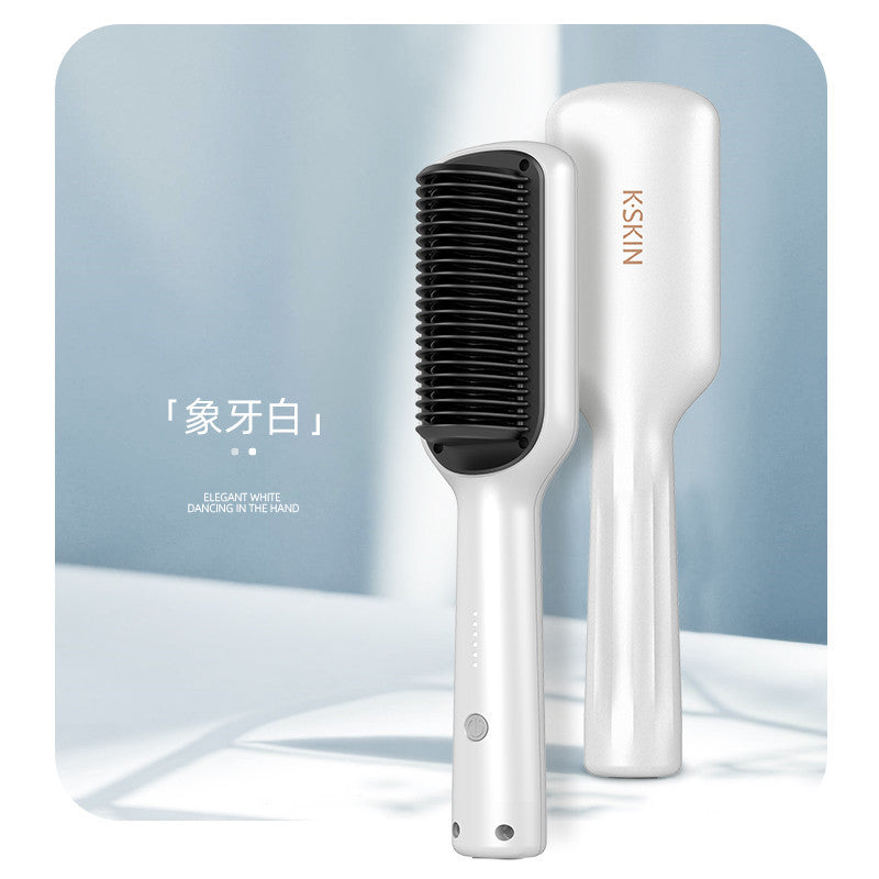Cross-border popular Golden Rice straight hair comb straight curling iron student party splint electric straight hair care curling device manufacturer