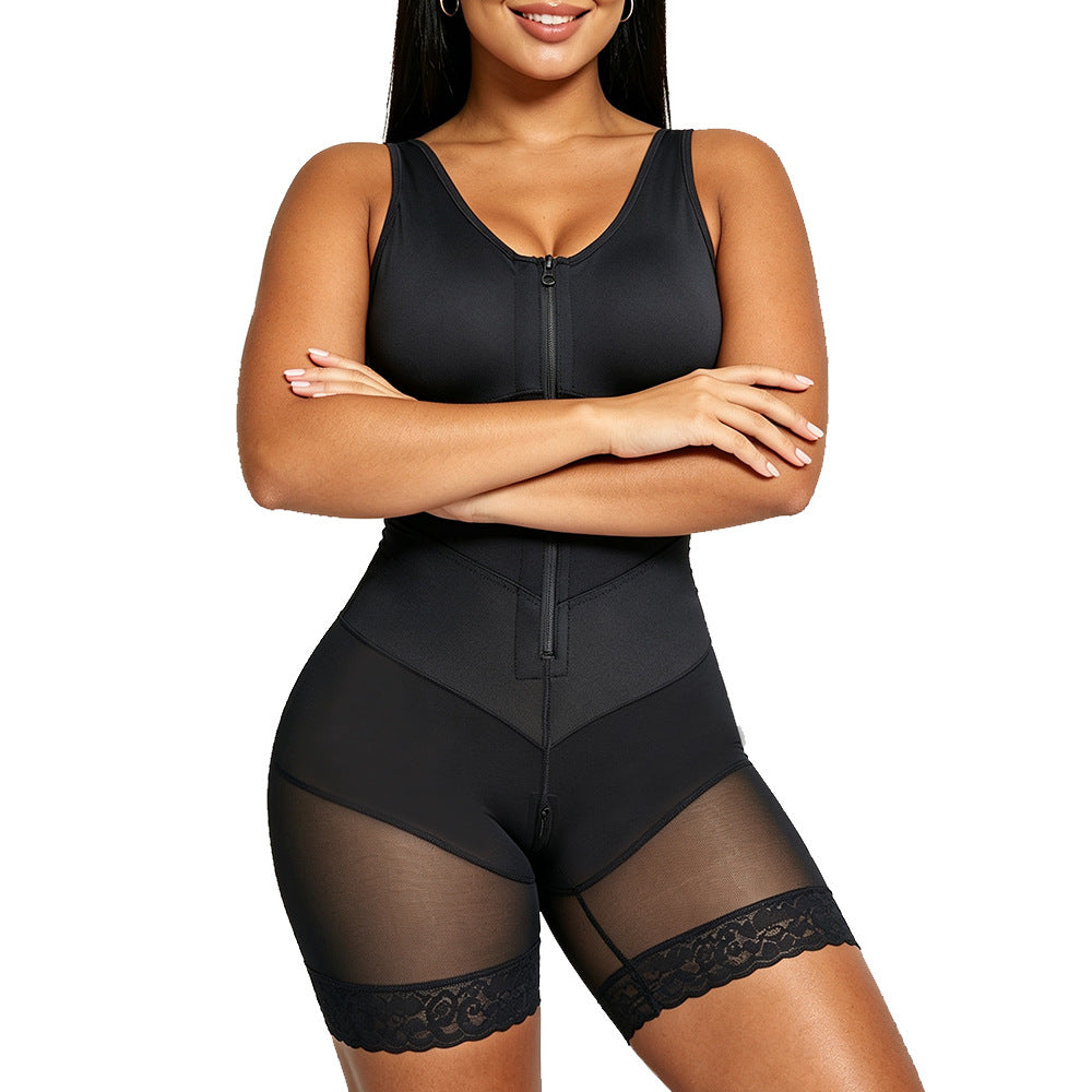 Chest wrap [diagonal compression belt] european and american waist tightening, abdominal tightening, hip lifting, body tightening, slimming look, one-piece body shaping garment