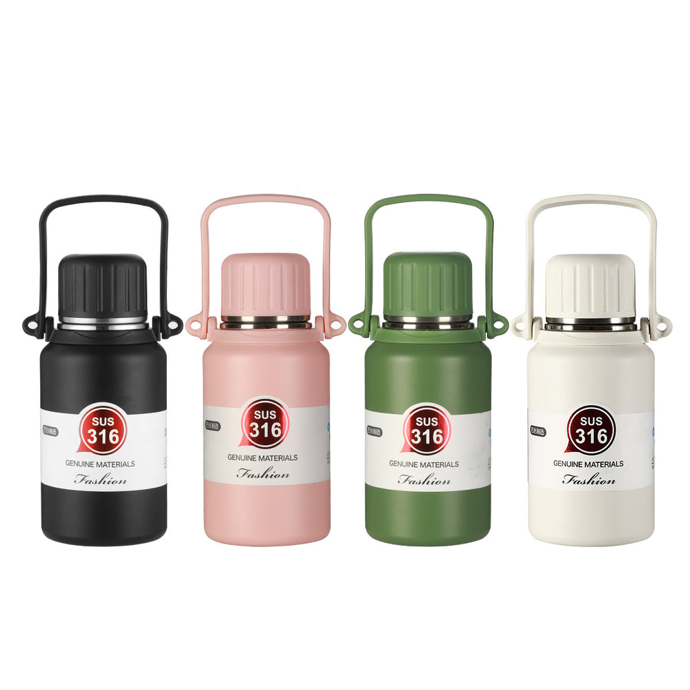 316 stainless steel tumbler with temperature display - keeps drinks hot or cold, ideal for outdoor sports. large capacity, portable water bottle with custom engraving available