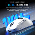 Liberty wolf a7 tri-mode mouse - lightweight paw3311 gaming wireless bluetooth mouse with display and rgb charging dock