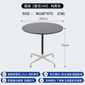 Black 100 round [plate thickness 1.8mm]