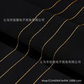 Minimalist thin round snake chain necklace women's bohemian casual charm necklace jewelry diy