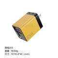 65w gan charger with full protocol fast charging, a+c dual port retractable cable, compatible with apple and huawei fast charging