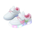 girls' light-up sneakers - mesh casual shoes, kids' running shoes, led light-up shoes