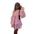 European and american cross-border african women's clothing  summer new fashion lantern sleeve tie-up hollow-out shirt and shorts set