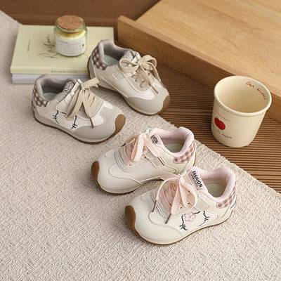 Vancahao kids' argan shoes,  spring new collection: soft-soled running sneakers for boys, breathable athletic shoes for girls