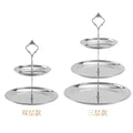 Display stand, light luxury fruit plate, dry snacks, cake, cross-border snacks, table setting, wedding stainless steel tray, three-layer display