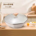 Medical stone non-stick pot octagonal pot for home kitchen wholesale pot cooking pot flat bottom pan induction cooker neutral cooking pot