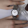 New arrivalcasualfashion exquisite compact elegantaccessible luxury steel band quartz watch women's waterproof women's watch trendy