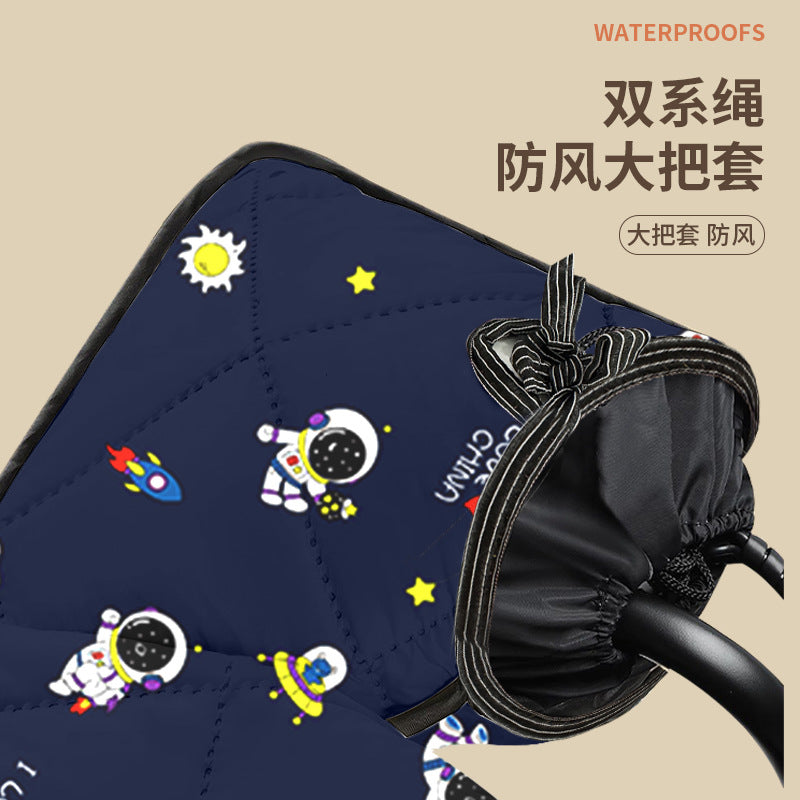 Electric vehicle windshield cover - winter edition: fleece-lined, extra thick, waterproof, cold-proof. universal fit for electric bikes and motorcycles. all-season use, winter style