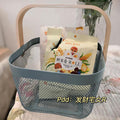 Multifunctional milk purple ruisato cut out storage basket ins high value desktop for home miscellaneous basket storage storage box