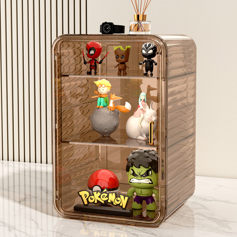 Shelf Transparent cup holder Multi-layer large-capacity cup dust-proof storage box Thickened multi-functional wine glass display box holder