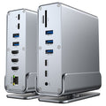 type-c3.2 docking station dual high-definition different display dp reading gigabit network port vertical desktop 15-in-1 expansion
