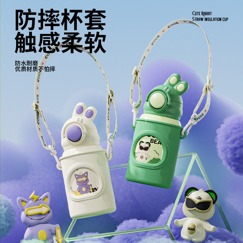 Smart 316 stainless steel kids thermos cup big belly water cup personalized large capacity thermos kettle yongkang cup portable