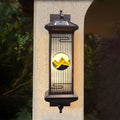 【upgraded & thickened】solar wall light outdoor waterproof villa outdoor porch pillar lamp chinese style balcony hanging light
