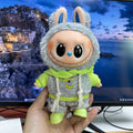 labubu baby clothes labubu 17cm stuffed doll clothes cute suit pendant accessories wholesale