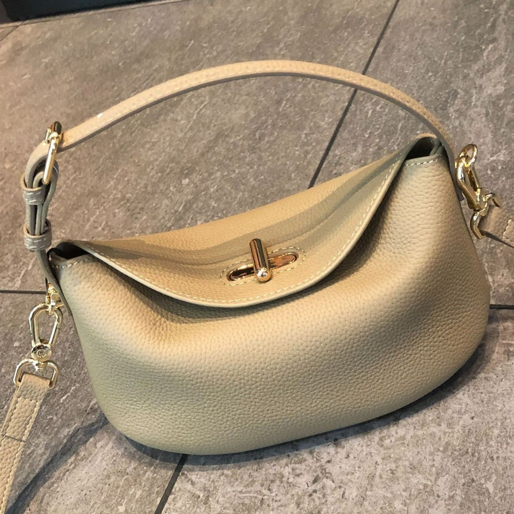 Top grain leather spring/summer new arrivals: versatile handbag, 2025 genuine leather fashionable minimalist shoulder & crossbody bag, premium tote