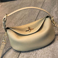 Top grain leather spring/summer new arrivals: versatile handbag, 2025 genuine leather fashionable minimalist shoulder & crossbody bag, premium tote