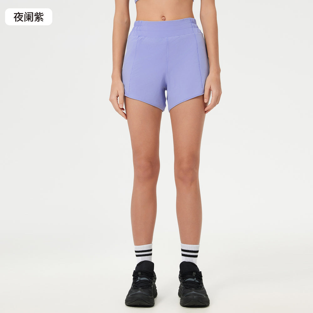 Premium women's loose-fit quick-dry athletic shorts - summer lined running, training, fitness, and yoga shorts - d25004