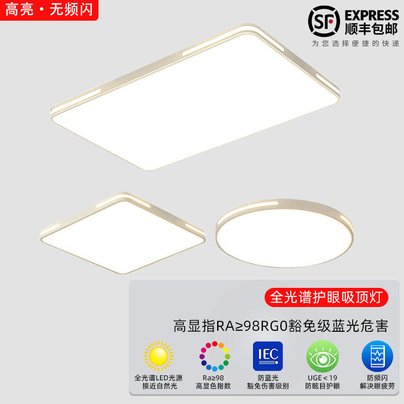 High color rendering index full spectrum living room hall main light ceiling voice Mijia access Zhongshan home improvement lighting fixtures