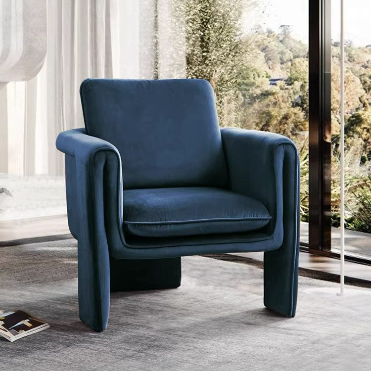 Nordic designer casual negotiation single sofa minimalist light luxury trendy reception guest ins harp sofa chair
