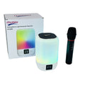 Longweishi dy20k wireless karaoke bluetooth speaker - compact audio system with night light & table lamp - perfect for music, ambiance, and outdoor use