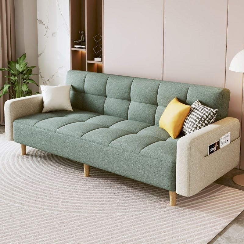 Folding sofa bed - new  model for small living rooms, apartments, and rental properties - 2-in-1 design