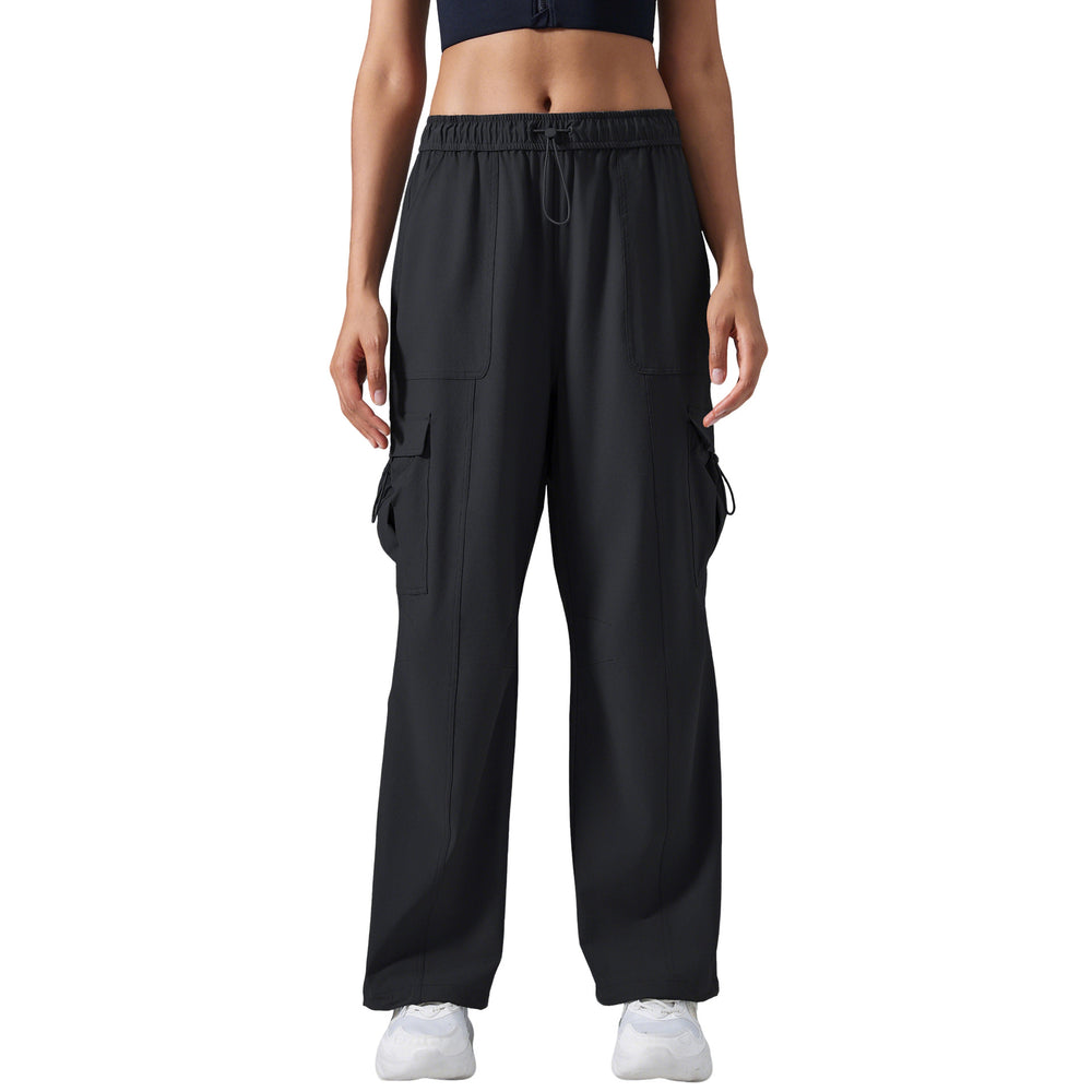 New women's cargo pants - loose fit, jogger style, wide leg, athletic & fitness, outdoor commute, versatile casual trousers d25089