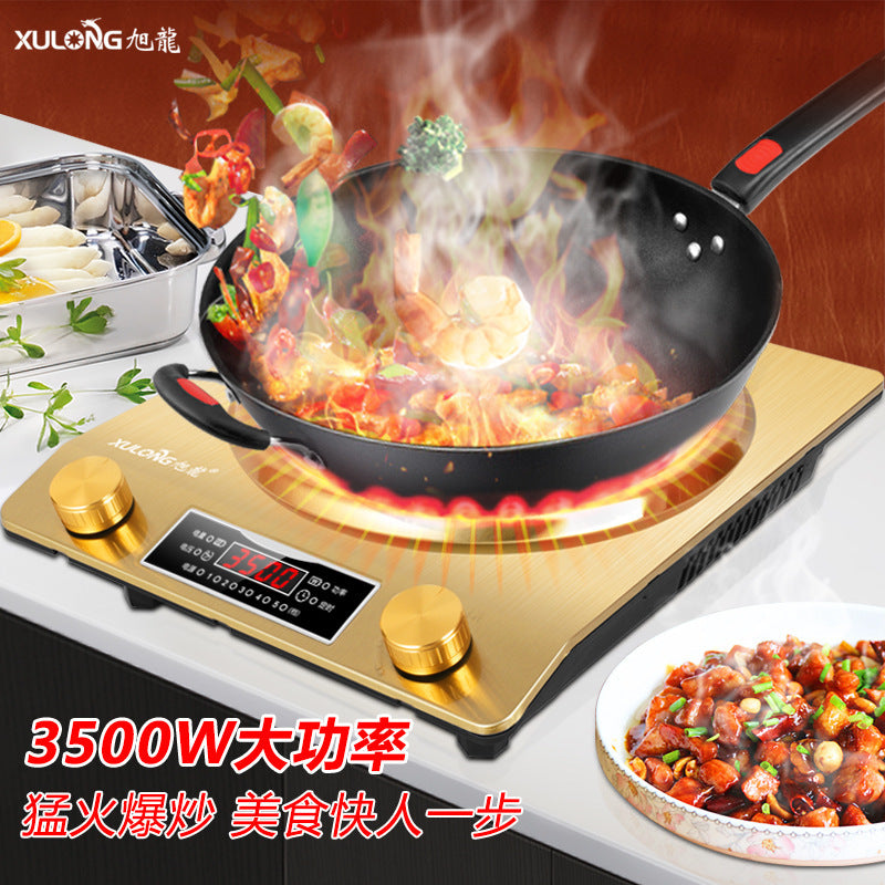 Factory direct sales concave induction cooker 3500w commercial high power hot pot stir-fry battery stove induction cooker cross-border