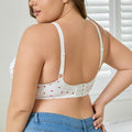 exclusive plus sizefashion bra underwire push-up push-up adjustable anti-sagging bra plus sizemm deep v bra